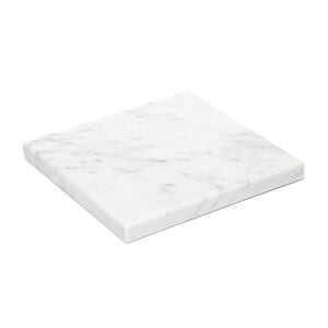 Dekoratif Sunumluk Gri Dalgalar Doğal Mermer Taş - 20x20 cm