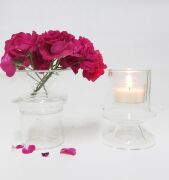 MİSSİ CLEAR AYAKLI CAM VAZO