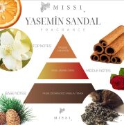 4 Adet Yasemin Sandal Koku Zarf Seti
