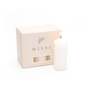 6 adet Ekru Bar Mum Seti (3,5x8cm)