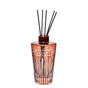 Kahverengi Kristal Kesme Cam Şişe Dark Amber Oda Kokusu (23 cm)