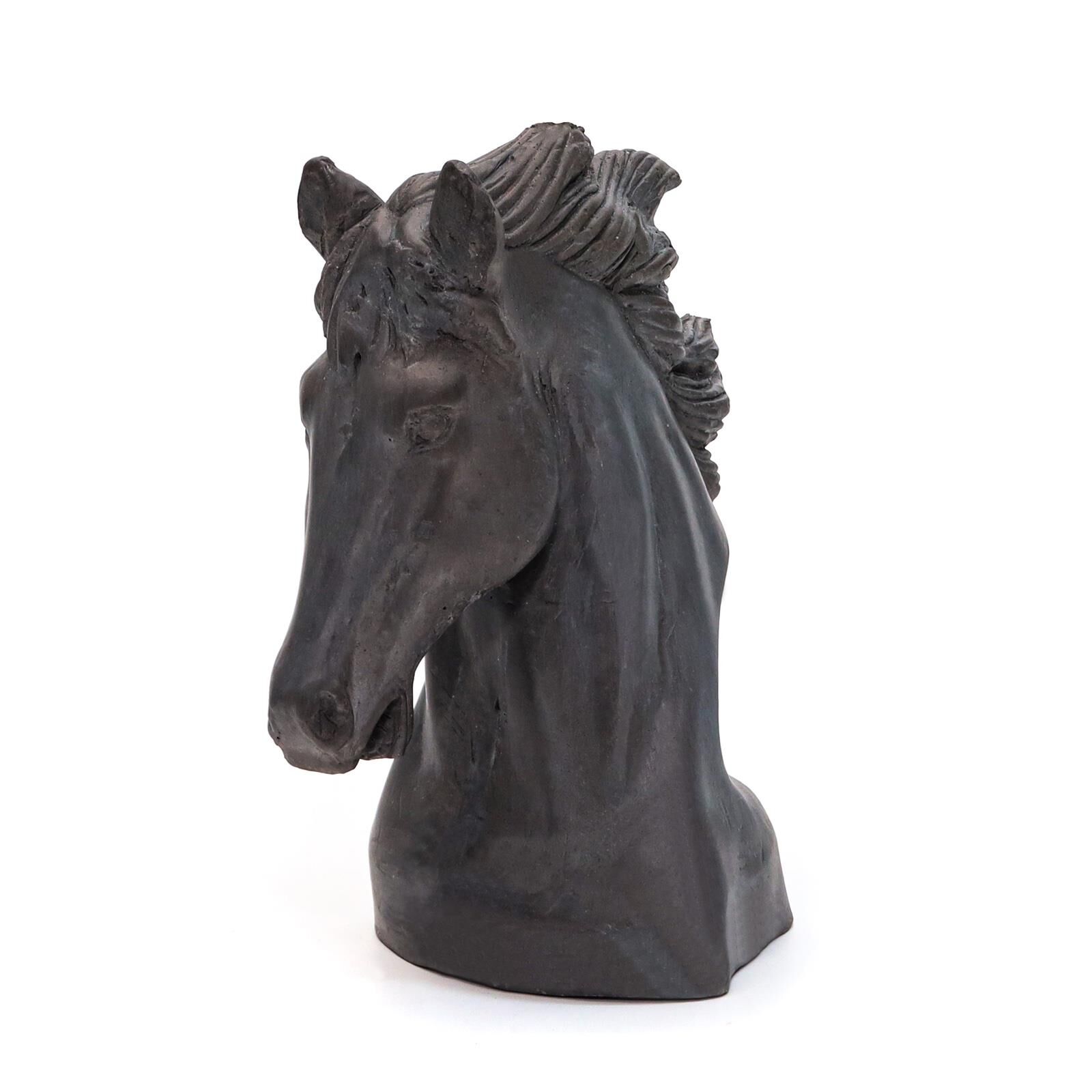 Dekoratif Dark Amber Kokulu Antrasit At Heykel