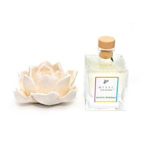 220 ML LOTUS ÇİÇEĞİ SERAMİK TAŞLI MYSTIC BUDDHA ODA KOKUSU