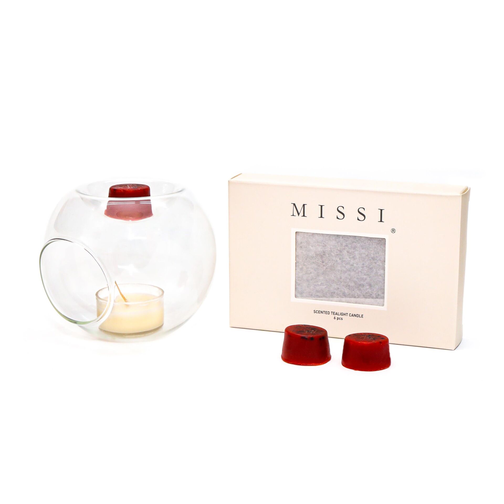 12'li Portakal Kokulu Balmumu Buhurdanlık Esansı