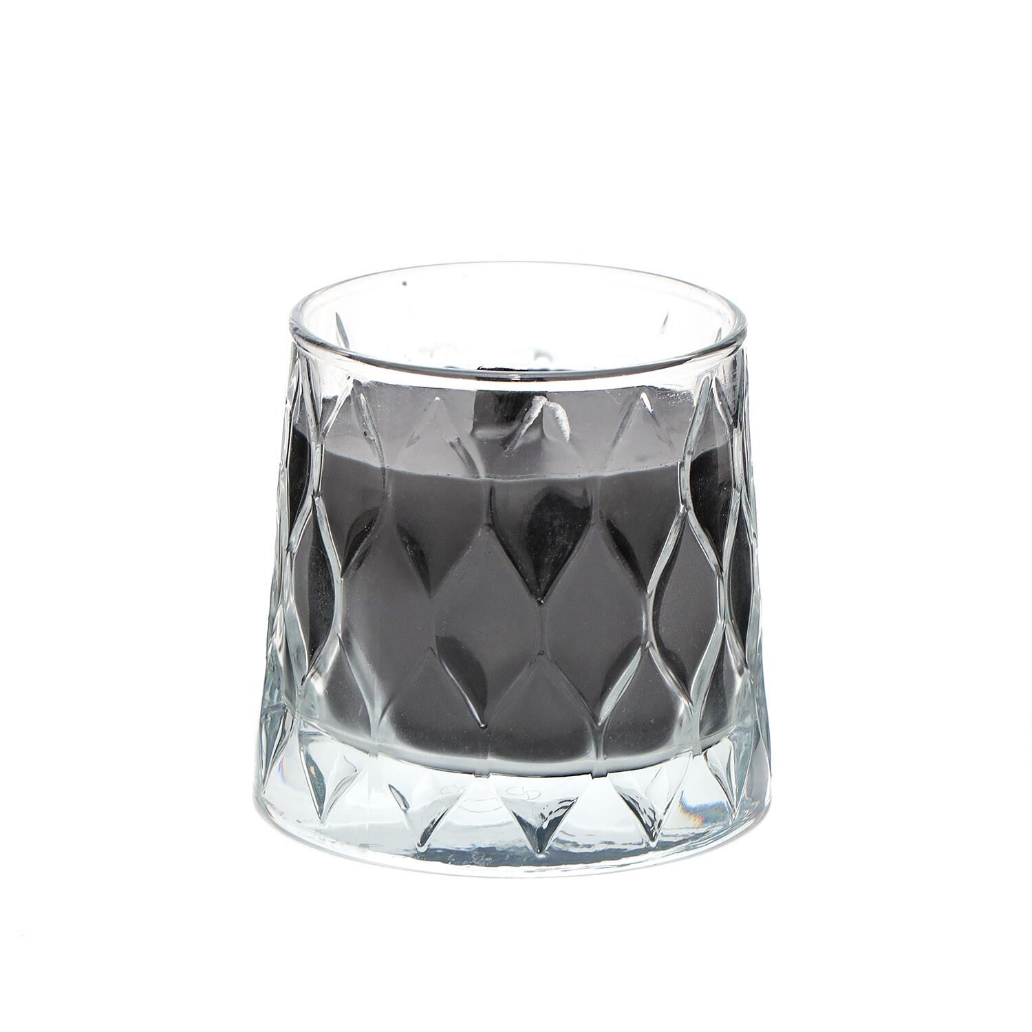 Kristal Cam Bardak Black Vanilya Kokusu Siyah Vegan Mum