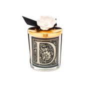 Kişiye Özel D Harfi Yasemin Sandal Vegan Mum(140 gr)