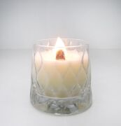 Kristal Cam Bardak Dark Amber Kokulu Vegan Mum