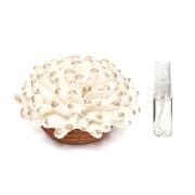 Gold Detaylı Vanilya Sandal Kokulu Büyük Seramik Mercan Taş