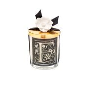 Kişiye Özel F Harfi Yasemin Sandal Vegan Mum (140 gr)