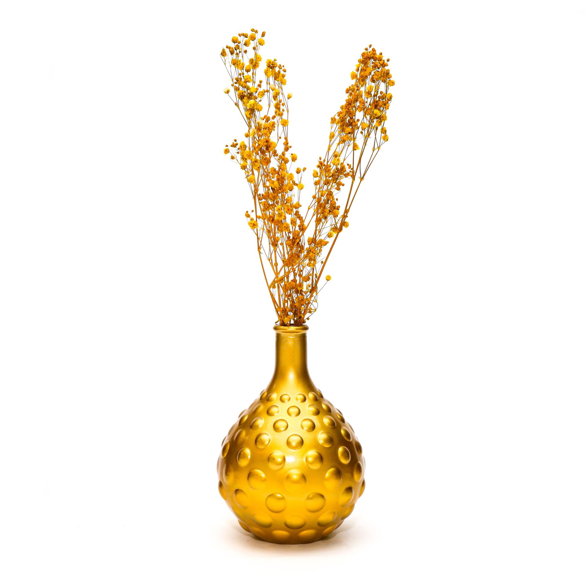 Gold Bubble Cam Vazo(15 cm)