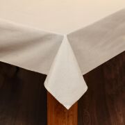 Ekru Pamuklu Masa Örtüsü (140x180)