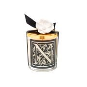 Kişiye Özel N Harfi Yasemin Sandal Vegan Mum (140 gr)