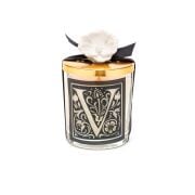 Kişiye Özel V Harfi Yasemin Sandal Vegan Mum (140 gr)