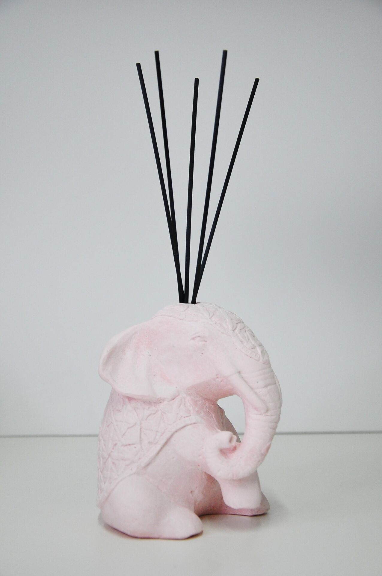 Pembe Fil Heykel Vanilya Sandal Oda Kokusu