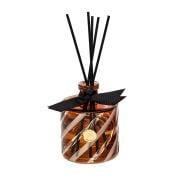 500 ml Kahverengi Spiral Kesme Cam Şişe Dark Amber Oda Kokusu