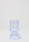 MİSSİ AYAKLI MAVİ CAM MUMLUK VE TEALIGHT SETİ