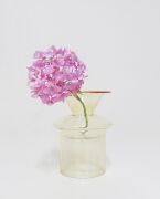 MİSSİ AYAKLI AMBER CAM MUMLUK VE TEALIGHT SETİ