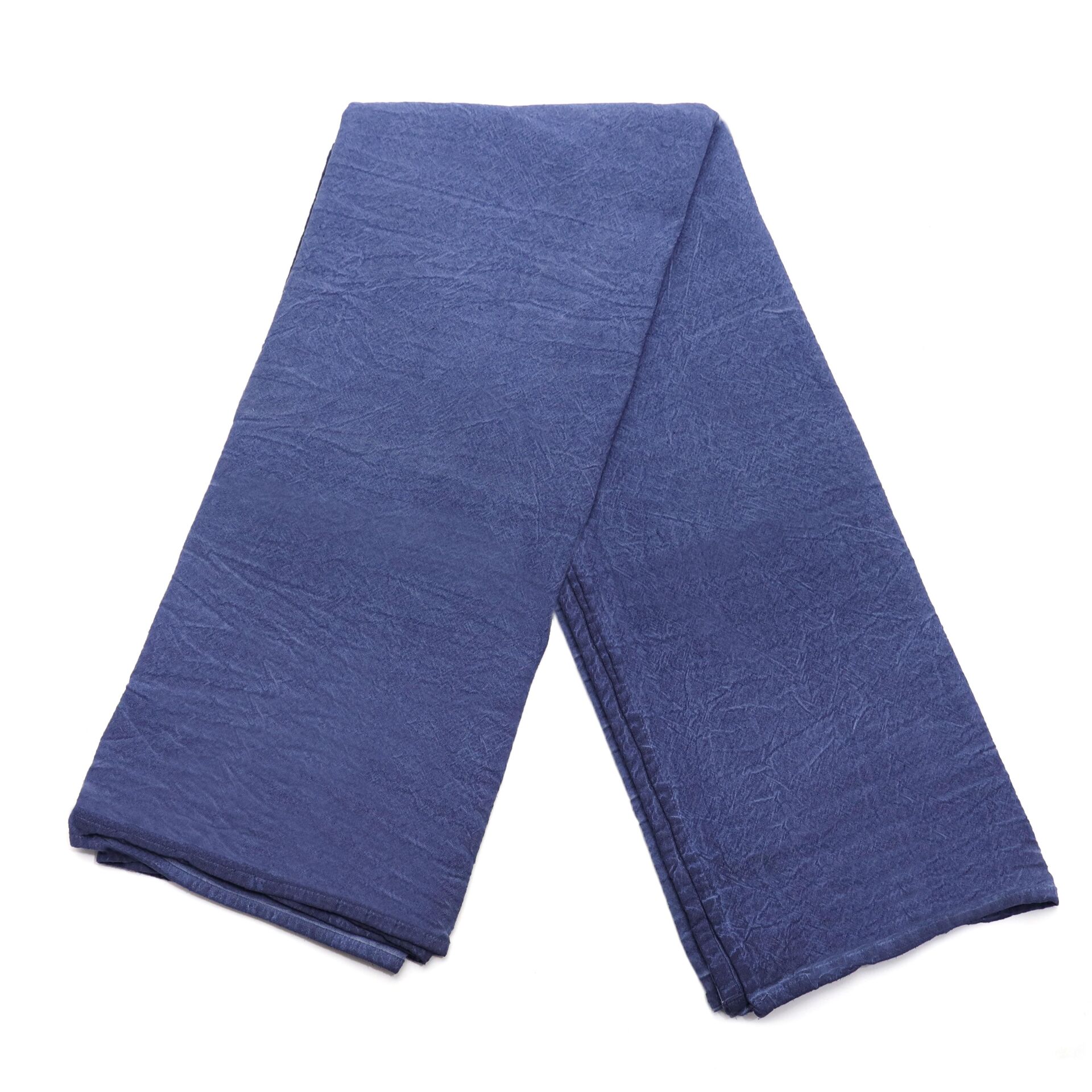 Taşlanmış Indigo Denim Pamuk Masa Örtüsü