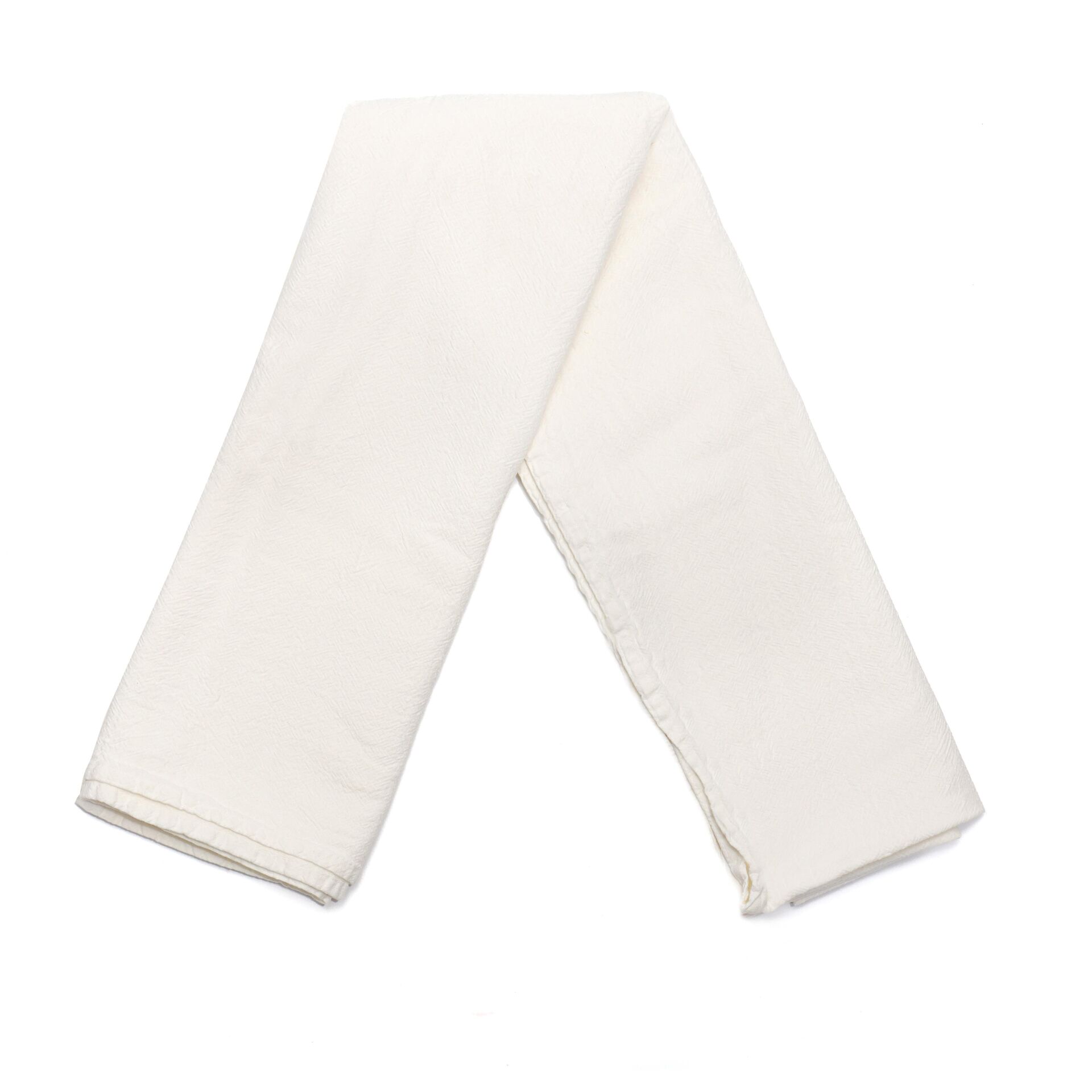 Taşlanmış Ekru Denim Pamuk Masa Örtüsü