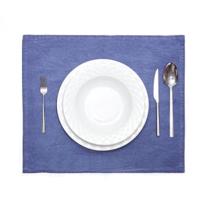 Taşlanmış Indigo Denim Pamuk Amerikan Servisi- 2'li Set