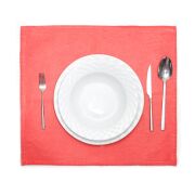 Taşlanmış Mercan Denim Pamuk Amerikan Servisi - 2'li Set