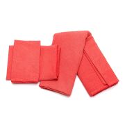 Taşlanmış Mercan Denim Pamuk Amerikan Servisi - 2'li Set