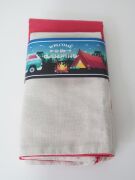 MİSSİ KAMP 2Lİ KIRMIZI-BEJ AMERİKAN SERVİSİ SETİ