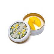 Limon Çiçeği Kokulu Vegan Teneke Mum