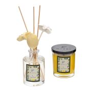 Limon Çiçeği Oda Kokusu ve Vegan Mum Hediye Seti