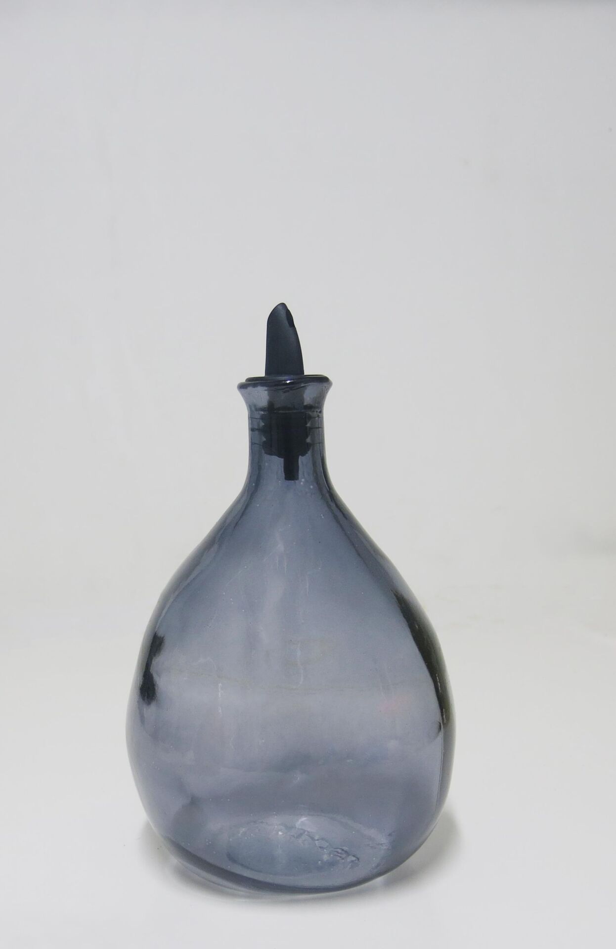 Büyük Amorf Cam Şişe Yağdanlık/Sosluk