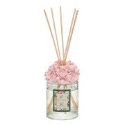 100 ml Pembe Seramik Taş Bambu Çubuklu Garden Rose Oda Kokusu