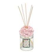 100 ml Pembe Seramik Taş Bambu Çubuklu Garden Rose Oda Kokusu