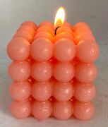 MİSSİ BÜYÜK PEMBE BUBBLE MUM(7,5 CM-7,5 CM)