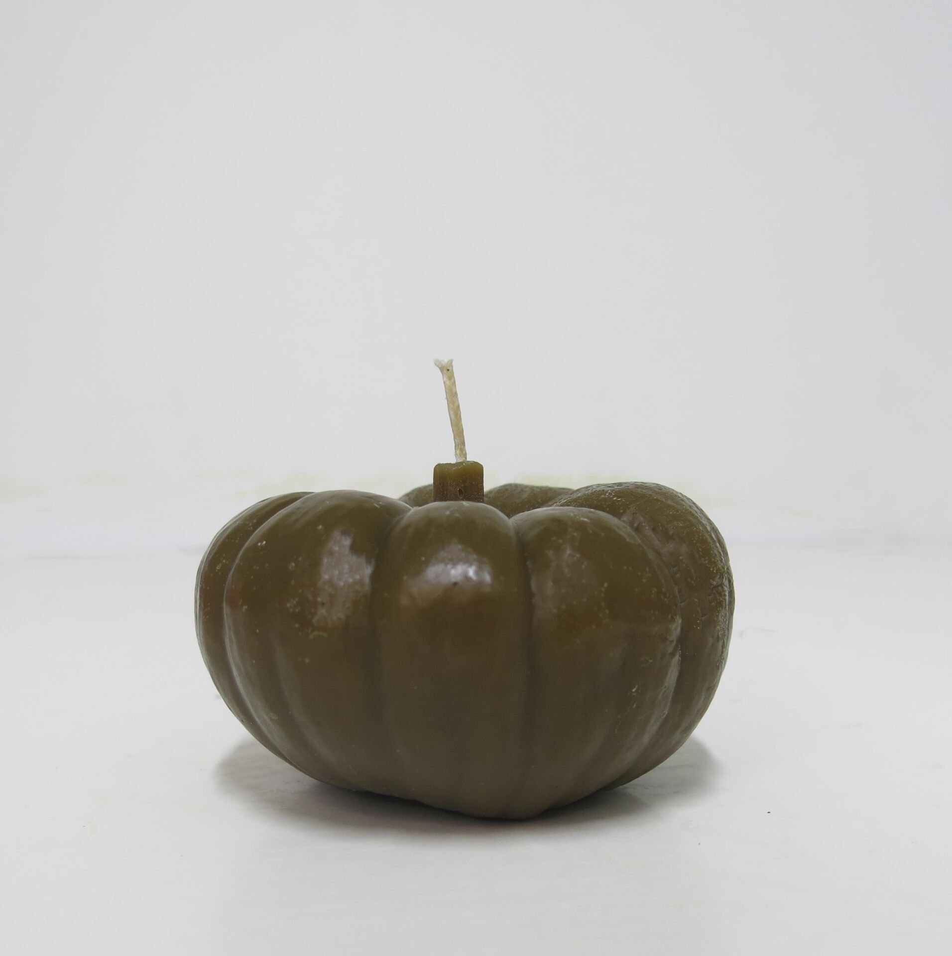 MİSSİ 7 CM DEKORATİF HAKİ BALKABAĞI MUM