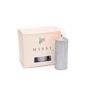 Gümüş 6'lı Bar Mum Seti