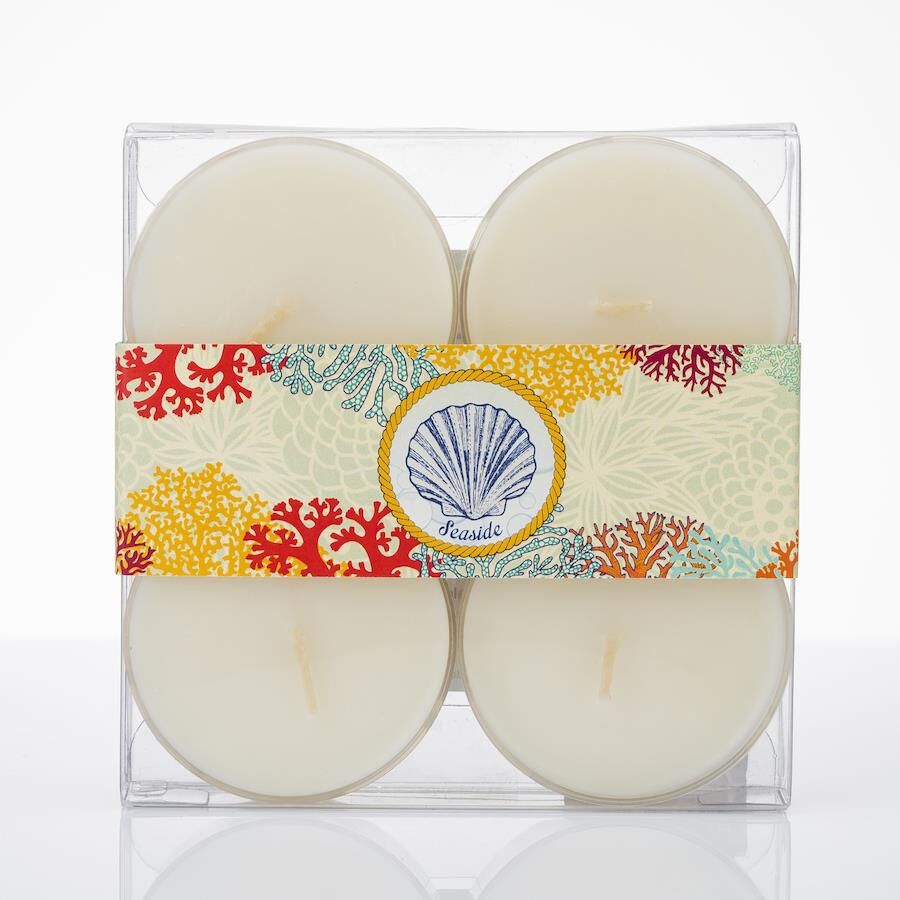 MİSSİ MARİN 4 LÜ EKRU MAXI TEALIGHT MUM SETİ