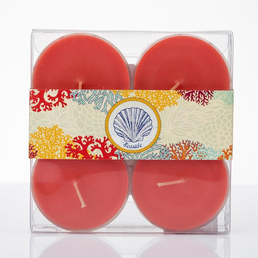 MİSSİ MARİN 4 LÜ MERCAN MAXI TEALIGHT MUM SETİ