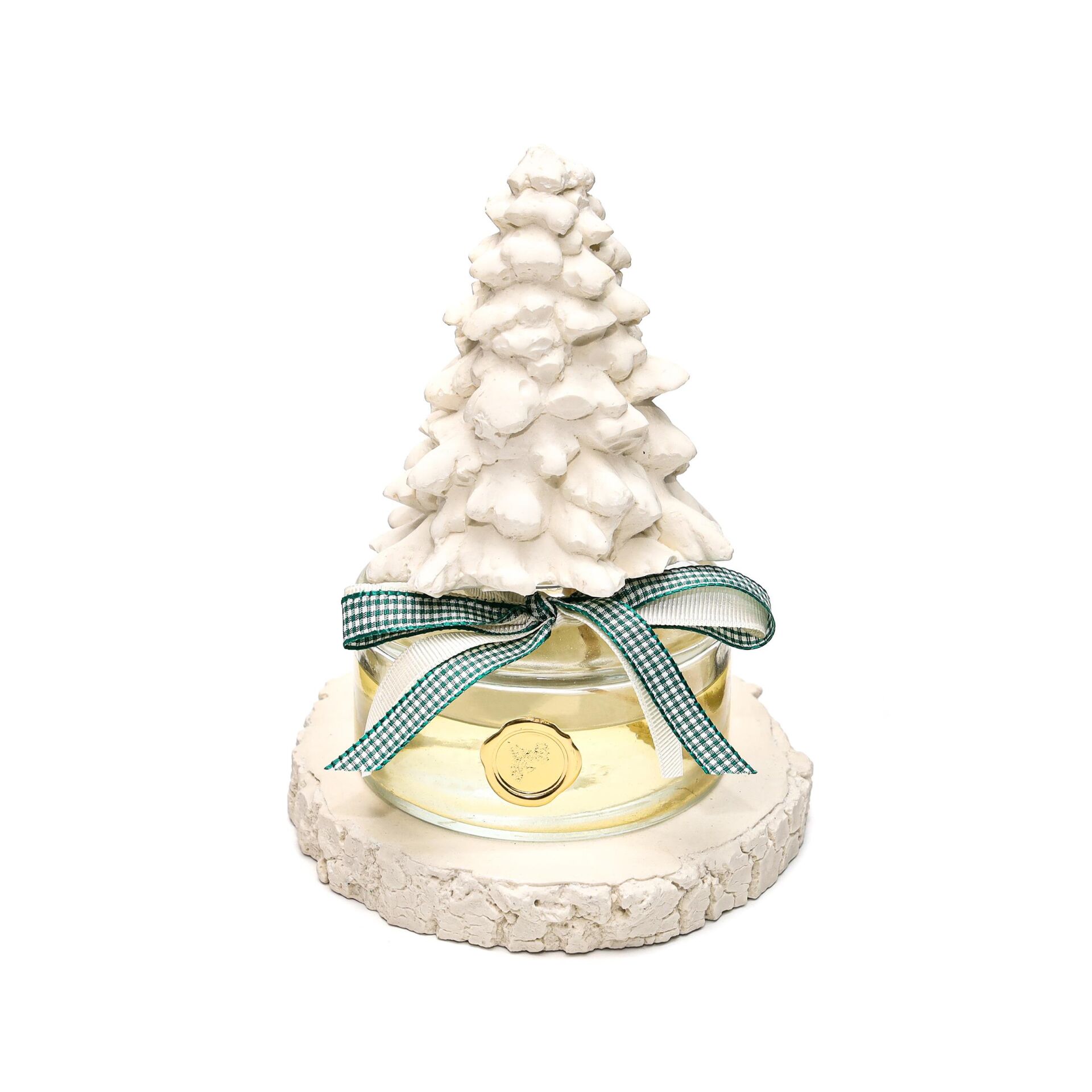 Yılbaşı 150 ml Çam ağacı Seramik Taşlı Apple&Cinnamon Oda Kokusu