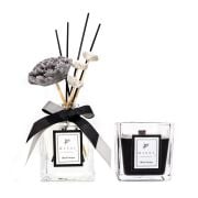 220 ml Black Vanilya Oda Kokusu ve Vegan Mum Seti