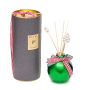 Özel Kutulu 230 ml Yeşil Parlak Şişe Nar Oda Kokusu Hediye Seti