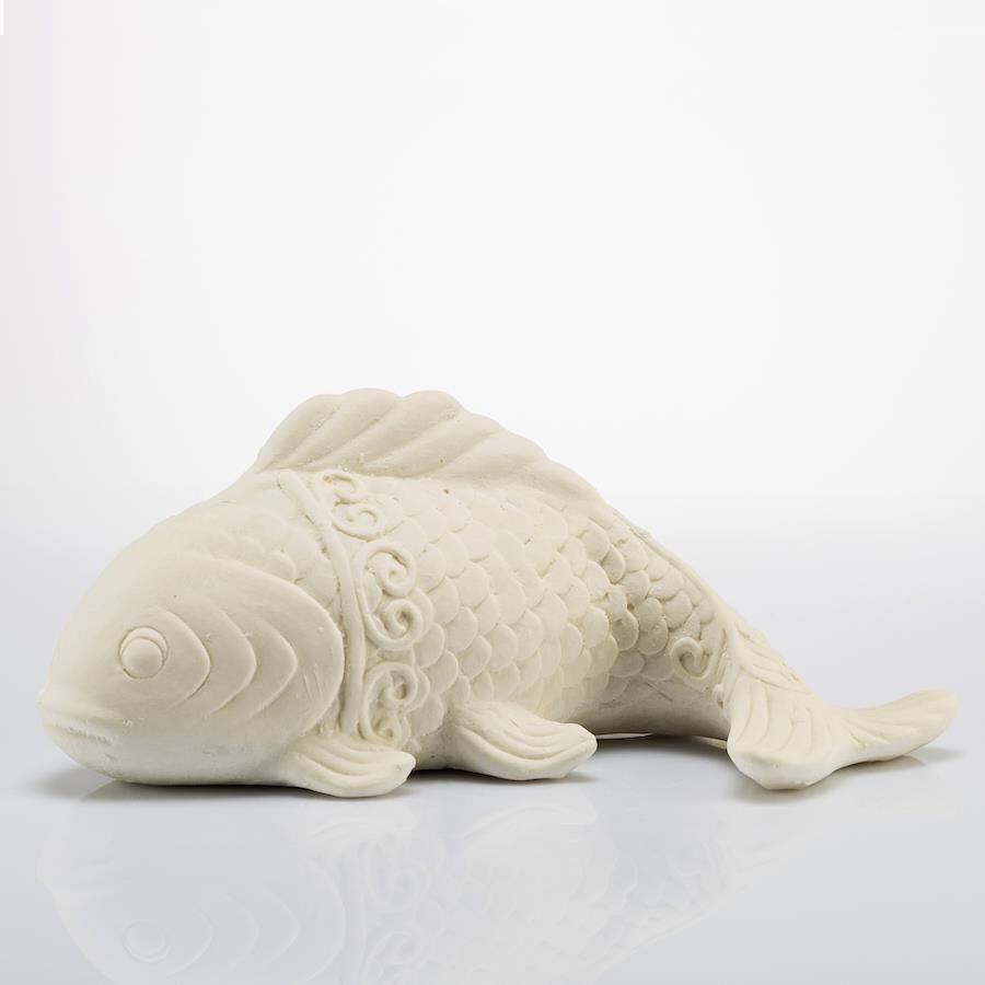 Marin Ocean Kokulu Ekru Balık Seramik Taş