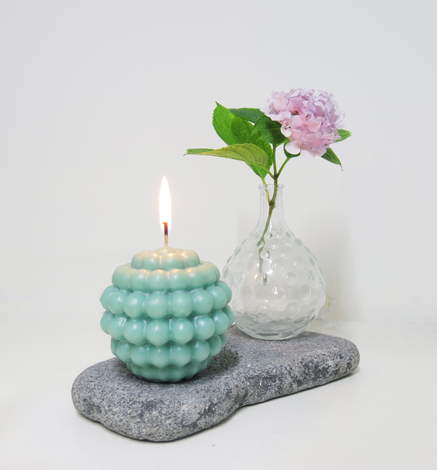 Yeşil Bubble Top Mum (11 cm)