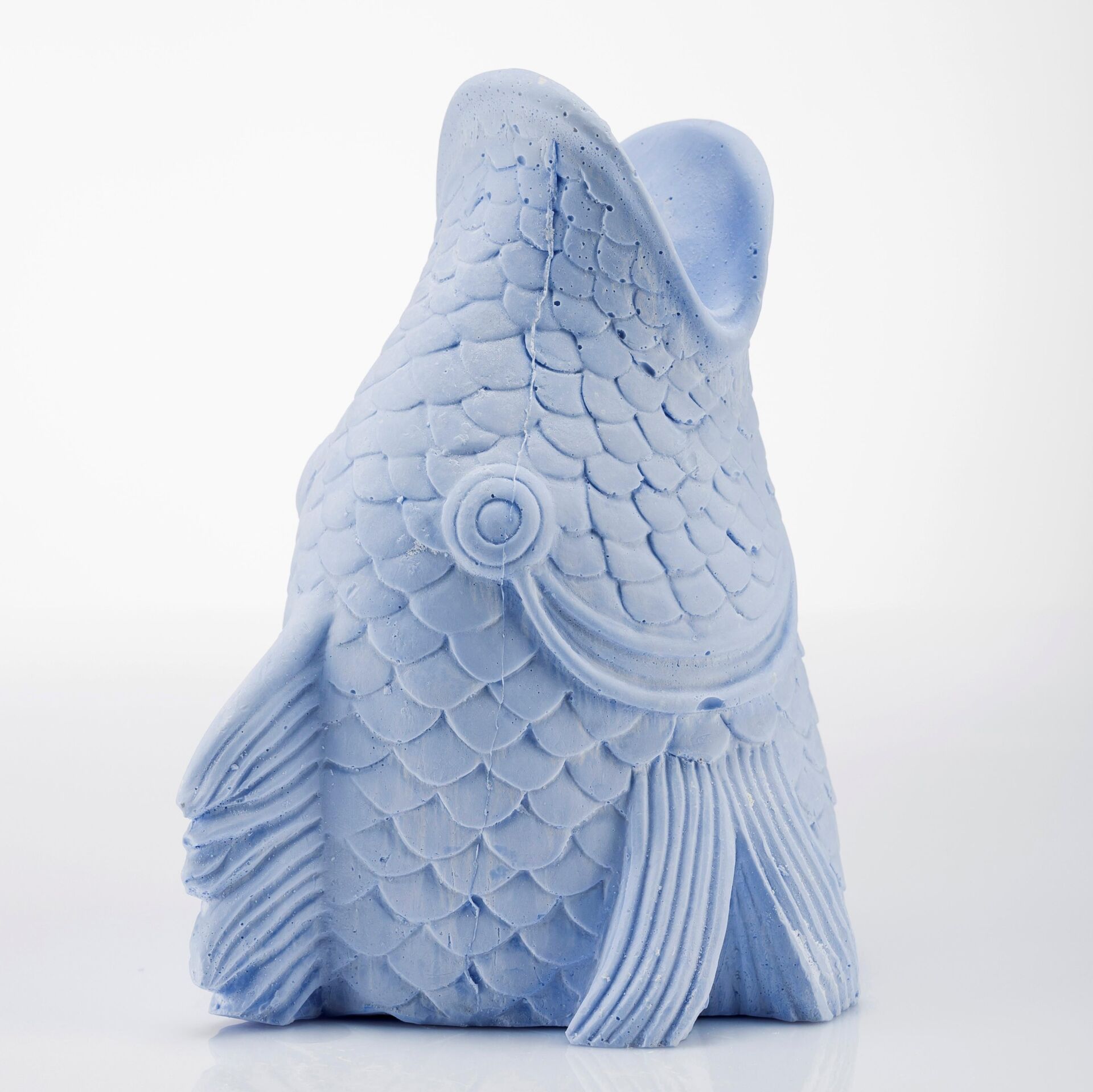 Marin Ocean Kokulu Mavi Dik Balık Seramik Taş