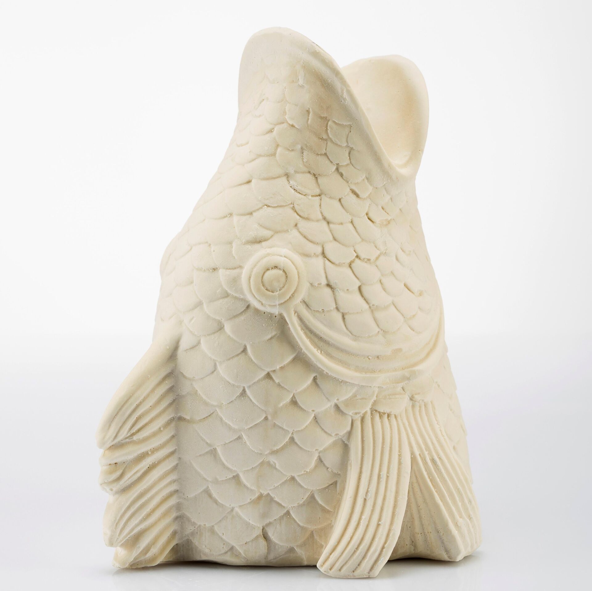 Marin Ocean Kokulu Ekru Dik Balık Seramik Taş