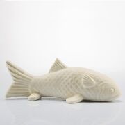 Marin Ocean Kokulu Ekru Uzun Balık Seramik Taş