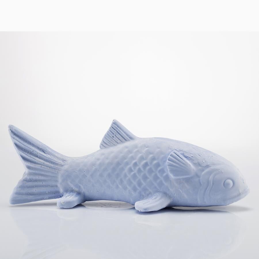 Marin Ocean Kokulu Mavi Uzun Balık Seramik Taş