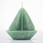 Dekoratif Marin Yeşil Yelken Mum