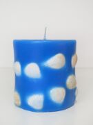 MİSSİ MARİN 9X9 MAVİ DENİZ KABUKLU MUM