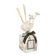 200 ml Kare Şişe Geceyarısı Çiçeği Taşlı Bambu Çubuklu Oda Kokusu