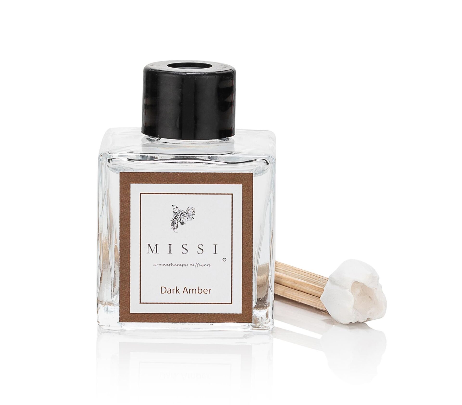 MİSSİ 50 CC KARE ŞİŞE DARK AMBER ODA KOKUSU